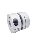 Heavy Duty Aluminum Single Diaphragm Coupling For Ball Screw Step Servo Motor Encoder showing flexible bridge design.
