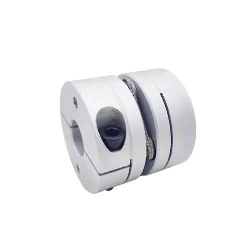 Heavy Duty Aluminum Single Diaphragm Coupling For Ball Screw Step Servo Motor Encoder showing flexible bridge design.