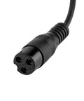 Close-up of 2-pin straight cord for 24V Electric Scooter Battery Charger For Power Core E100 E125 E500S PR200 With US 110V Plug