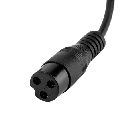 Close-up of 2-pin straight cord for 24V Electric Scooter Battery Charger For Power Core E100 E125 E500S PR200 With US 110V Plug