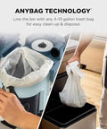 Anybag technology in use for EveryMess Ultra Powerful Mess Busting 3 In 1 Wet Vacuum Dry Vacuum And Stain Eliminator With StainForce Technology