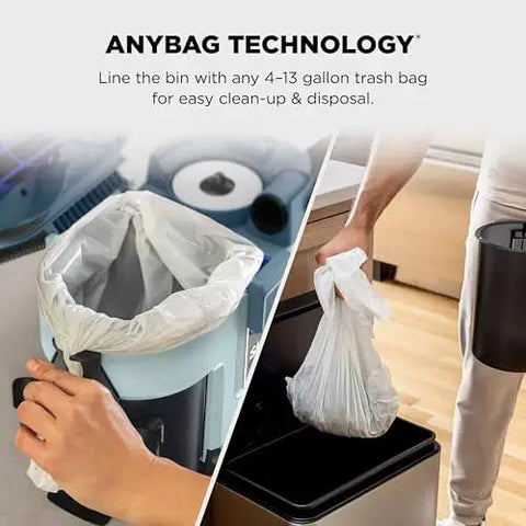 Anybag technology in use for EveryMess Ultra Powerful Mess Busting 3 In 1 Wet Vacuum Dry Vacuum And Stain Eliminator With StainForce Technology