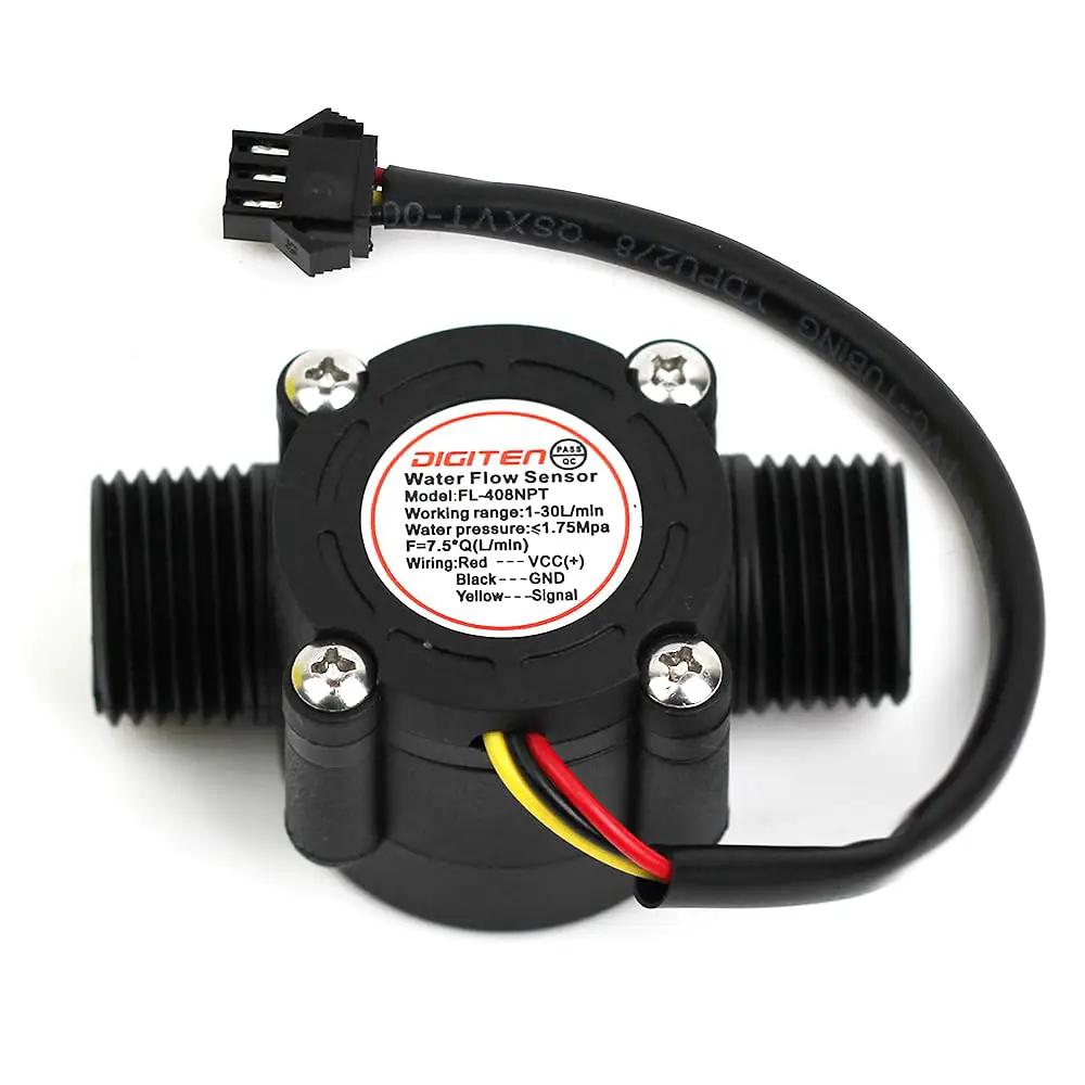 Plug And Play Flow Sensor For Arduino, 1-30 L/min