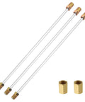 Image of Rear Brake Line Kit Three Sixteenth Inch Steel Sixteen Inch With Inverted Dual Connectors And Two Fittings Beefed Up Brake Lines Repair Kit.