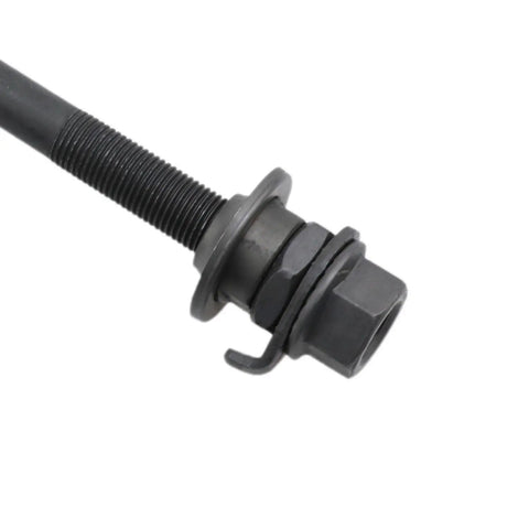 Lightweight 140mm Front Bike Hub Axle 3/8 Inch 26TPI Black Conical Lock Nut Washer Kit For Multispeed Ride Ready Durable Front Wheel Axle