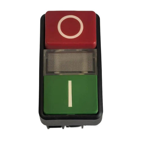 Industrial Push Button Switch With 1NO 1NC Contacts For Electrical Equipment, Compatible With AC 125V 250V And 400V, Durable Heavy Duty Control Button For Machinery And Automation, red green