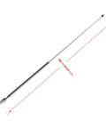 75MHz To 1GHz Telescopic Rod Antenna With SMA Male Connector for HackRF One and Yard Stick One, 88cm length, black color.