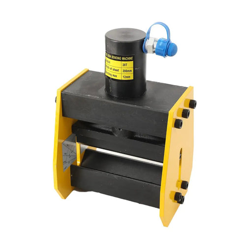 Heavy Duty 20T Hydraulic Busbar Bender For Copper And Aluminum, robust tool with 200mm width and 12mm thickness capacity.