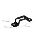 30 Pack Hidden Furniture Connectors And Adjustable Cabinet Fastener Brackets For Wardrobes And Sofas Offer Invisible Shelf Joining Hardware, black bracket detail.