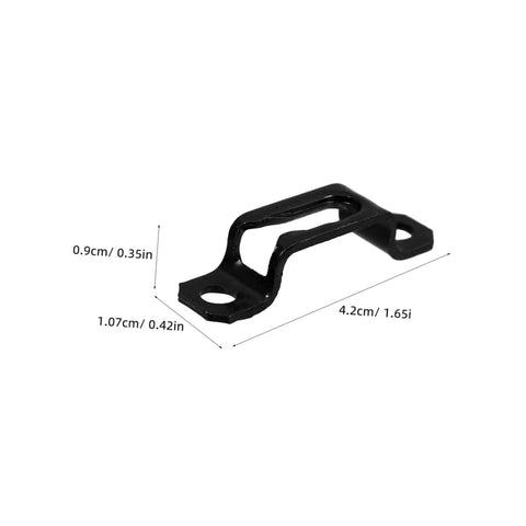 30 Pack Hidden Furniture Connectors And Adjustable Cabinet Fastener Brackets For Wardrobes And Sofas Offer Invisible Shelf Joining Hardware, black bracket detail.