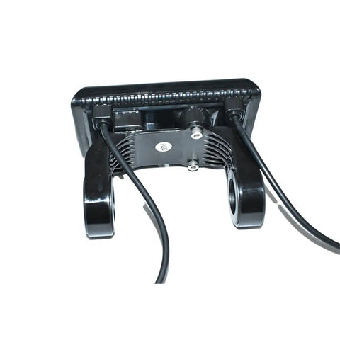 Back view of Color Screen Ebike LCD Display For 24V To 72V Systems Easy Install E Bike Meter Panel That Shows Speed Time Power