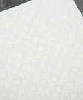 Sheet of clear self adhesive silicone foot pads no slip buffers stop furniture scratches for cabinets appliances