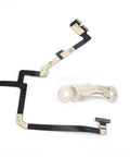 Replacement Gimbal Yaw Arm and Flat Ribbon Cable for DJI Phantom 4 Pro Drone, CNC Machined Aircraft Grade Aluminum Silver Finish