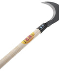 Long Handled Weeding Tool With Semi Circular Steel Blade For Lawn Garden And Farm Clearing Manual Mowing Tool For Weeding Grass Cutting Sugarcane