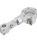Upgrade Your Rig With This Heavy Duty Aluminum Alloy CNC Torch Clamp Holder Designed for 40mm Plasma Cutters and 25mm Lifting Rods. Silver aluminum alloy clamp.