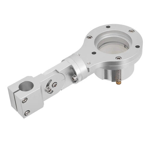 Upgrade Your Rig With This Heavy Duty Aluminum Alloy CNC Torch Clamp Holder Designed for 40mm Plasma Cutters and 25mm Lifting Rods. Silver aluminum alloy clamp.