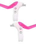 Kids Bike Brake Lever Set, 2 Pack Universal Brake Handles For Kids Bikes, Replacement Plastic Levers For 2 To 2.3 Cm Handlebar, Rosy Color