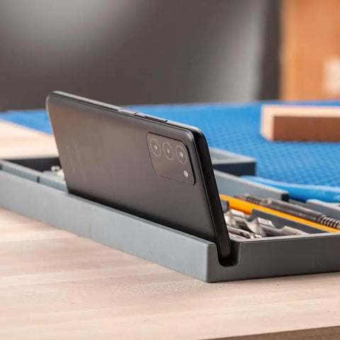 Silicone Project Tray Flexible Catch All Organizer For Small Parts Portable Tool Tray With Compartments And Glue Shedding Surface