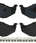 ACDelco Silver ceramic front disc brake pad set, 4 pads with mounting hardware