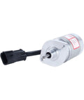 Heavy Duty Pull Type Linear Actuator Built For The Daily Hustle On Diesel Generator Sets Runs Silky Smooth With Rugged 12 VDC Power Control Assembly, close-up view of actuator.
