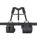 Electrician's Comfort Lift Combo Tool Belt With 28 Pockets Even Weight Distribution Easy Carry Handle Pro Grade Construction