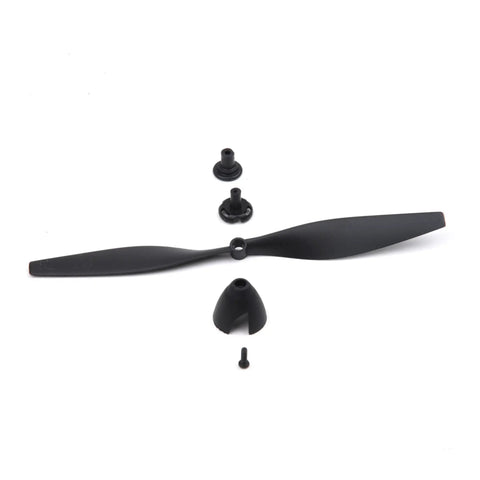 RC Spare Propellers With Savers And Adapters For TR-C385 4-Channel RC Airplane And TR-C285G Carbon Fiber Replacement Propeller Set