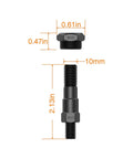 Replacement Mandrel for Rivet Nut Tool Kit and Manual Rivet Nut Gun with Nose Pieces Metric M10 1 Pack Pro Grade High Strength Alloy