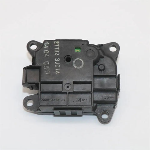 Premium Heater Blend Door Actuator Straight Swap For 2013 Through 2024 Nissan Altima Plus Murano Climate Control HVAC Component 3 Pin 277323JC1A top view showing part details.