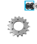 16T Fixed Gear Conversion Kit For Bicycles With Disc Brake Mount Bolts Six Screw Disc Hub Converts Any Bike To A Dope Single Speed Easy Install Durable Silver Cog For Fast Low Drag Ride