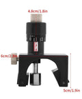 Magnetic Planer Blade Setting Jig Kit With Two Gauges And Wooden Storage Box For Precise Knife Setup In Woodworking Projects