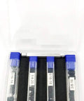 Transfer Screw Set Kit With Solid Handle, 25 Piece Pack Including 24 Screws In 1/4-20, 5/16-18, 3/8-16, 7/16-14 in clear case
