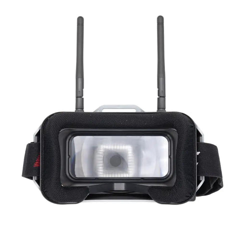 Front view of goggles from Lite FPV Drone With Camera RTF Kit Goggles And Remote For Beginners Ready To Fly Set
