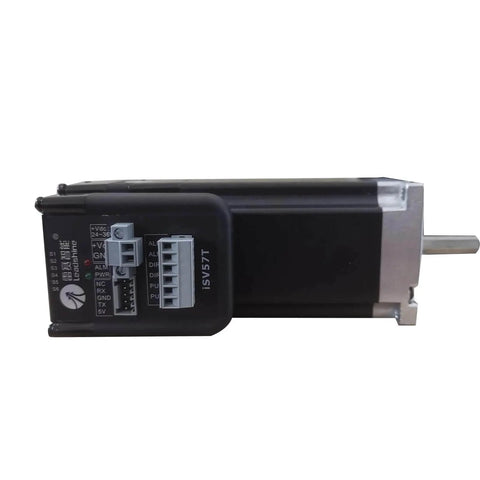 Side view of AC Servo Motor With Integrated Drive 90W 3000 RPM 0.3 Nm Torque 3.6A Encoder And Network Communication Single Phase Model ISV5709V36T-01-1000