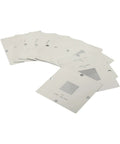 10 stencil templates from BGA Reballing Kit 90mm Reball Station Fixture Jig Set With 10 Stencil Templates And Metal PCB Holder For Soldering Repairs