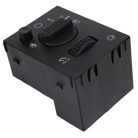 Direct Swap Dashboard Headlight Control Switch Plug And Play For Your Rig Heavy Duty Instrument Panel Dimmer Button Assembly close-up view