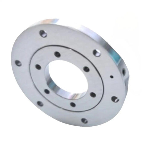 Premium Crossed Roller Bearing Built Tough For Robot Indexing Tables And Automated Turntables CTF Series showing circular metal design with bolt holes.