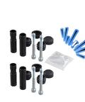 Upgrade Your Ride With This Premium Front Caliper Slider Pin Kit Featuring Durable M63K-2X Guide Bolts Perfect For 2006 To 2016 Models Using The BCF1499BX2 Setup To Fix Stuck Brakes And Smooth Out Stops. front caliper pin kit, black metal bolts and boots, brake repair set