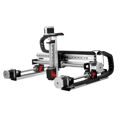 Motorized 3 Axis Stage Router with Ball Screw Drive, Precision Linear Guide Rails, and Stepper Motor, CNC Motion Table