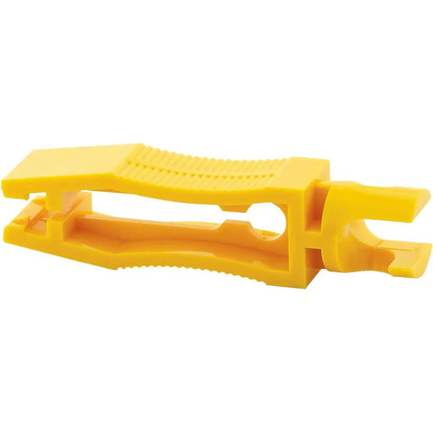 Heavy Duty Bussmann BP FP A3RP Fuse Puller Tool For ATC And AES Blade Fuses, yellow compact design for automotive repairs.