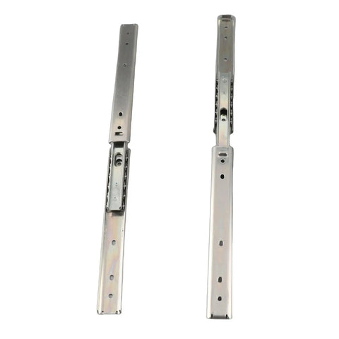 Beefed Up 200mm Drawer Slide Kit Two Pack With Full Extension Three Fold Cold Rolled Steel Double Layer Bearings 27mm Width