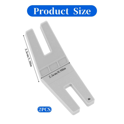 Two Pack Hump Jumper Sewing Tools Denim Foot For Quick Button Clearance And Thick Hemming Plastic Hemmer Foot Set