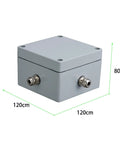 industrial explosion-proof junction box IP66 waterproof aluminum enclosure 120x120x80mm for heavy-duty electrical installations