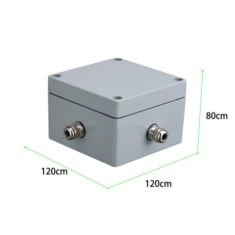 industrial explosion-proof junction box IP66 waterproof aluminum enclosure 120x120x80mm for heavy-duty electrical installations