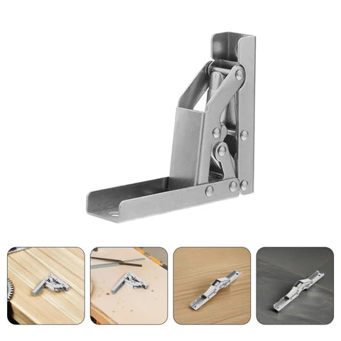 Short Arm Wide Angle Cabinet Hinges In Silver 4 Pack Space Saving Design Cold Rolled Steel Soft Close Hidden Hinges for cabinets