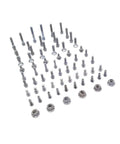 Heavy Duty Motorcycle M6 M8 Screw Bolt And Nuts Kit With 70 Pieces Hex Socket Cap Head Fasteners Set For Quick Repairs And Replacements Includes Matching Nuts Compatible With SX EXC XCF Models, assorted bolts and nuts