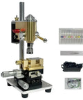 Joverex Multifunction Micro Watch Bench Drill Press With Adjustable Voltage And Variable Speed Up To 9500Rpm High Precision Drilling Tool for jewelry making shown in detail.