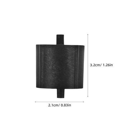 12 Pack Plastic Tape Dispenser Replacement Cores, No Sweat Install, Smooth Tape Application, Durable Spare Parts For Home Office, School And Desk Supplies, 2.1 x 3.2 cm black plastic core