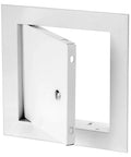 Heavy Duty Aluminum Alloy Access Panel 6X6 Inch Service Door showing secure latch for easy access during electrical repair.