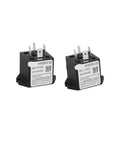 Road Ready Auto Relay HFE80V Series 20 Amp 4 Pin High Voltage Contact Switch front view showing two durable units.