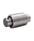 Heavy Duty Forklift Roller Replacement 0330400101 stainless steel roller with bearing for industrial forklift attachments.